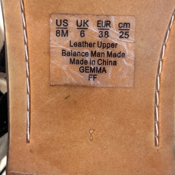 Sam Edelman Gemma Gladiator Leather Lace Up Suede Sandal Women's Size 8 Black - Picture 11 of 12